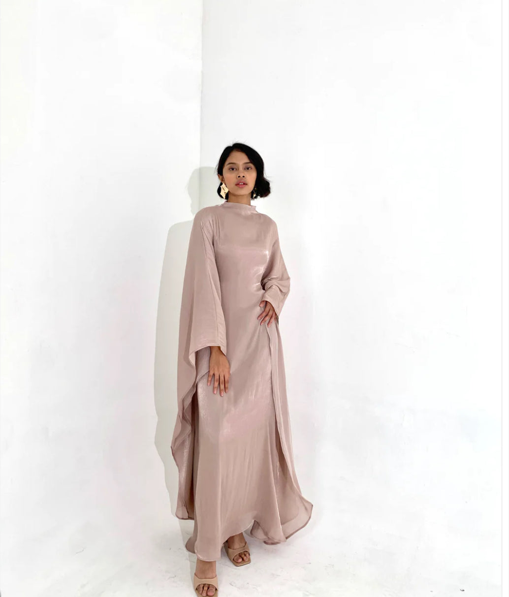 Sheen Kaftan In Nude