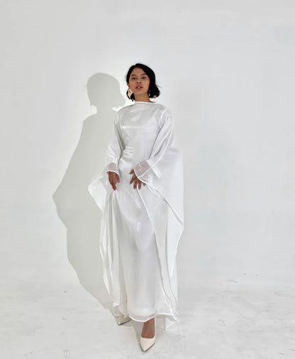 Sheen Kaftan In Pearl